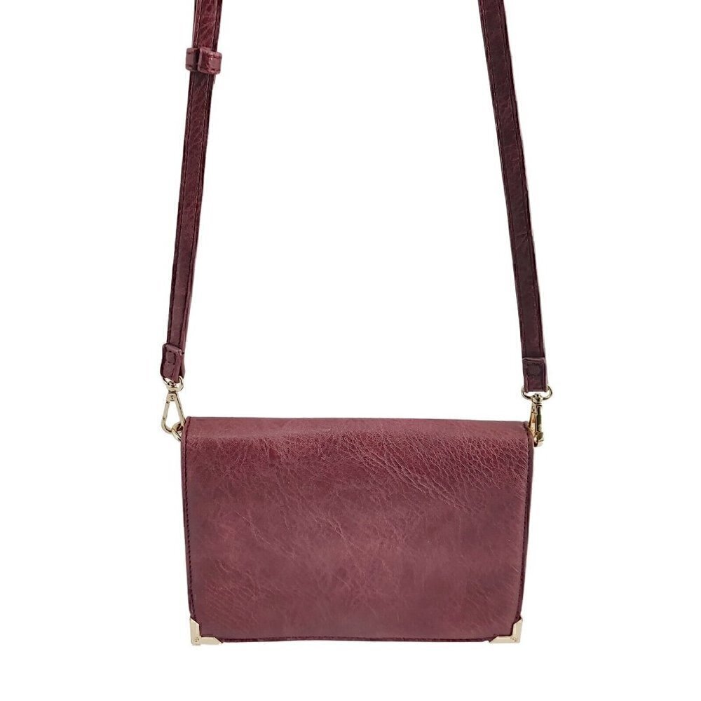 URBAN EXPRESSION Vegan Leather Crossbody Clutch Removable Strap Good Pre-Owned